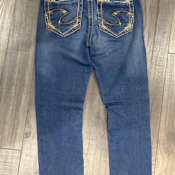 24W/29L Silver Joga Jeans - Picture 3 of 7